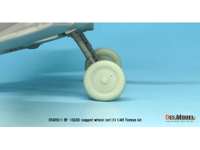 Bf109g-6 Wheel Set 1 (For Tamiya, Etc 1/48) - image 9