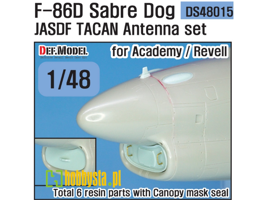 F-86d Sabre Dog Tacan Antenna Set (For Academy/ Revell 1/48) - image 1