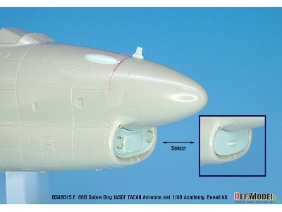 F-86d Sabre Dog Tacan Antenna Set (For Academy/ Revell 1/48) - image 5