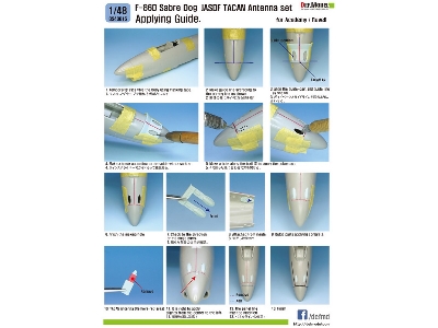 F-86d Sabre Dog Tacan Antenna Set (For Academy/ Revell 1/48) - image 12