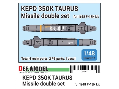Kepd 350k Taurus Missile Double Set (2pcs) (For F-15k) - image 1