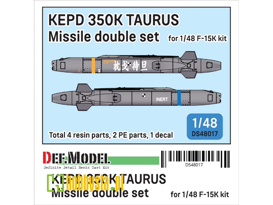 Kepd 350k Taurus Missile Double Set (2pcs) (For F-15k) - image 1