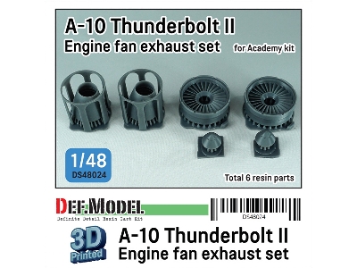 A-10 Thunderbolt Ii - Engine Fan Exhaust Set (For Academy) - image 1