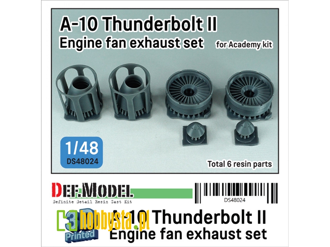A-10 Thunderbolt Ii - Engine Fan Exhaust Set (For Academy) - image 1