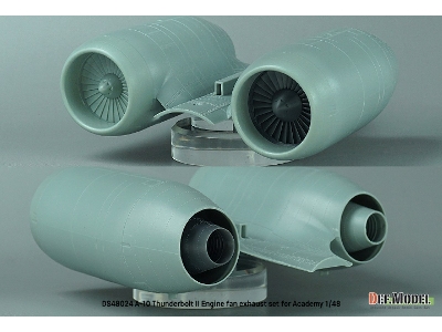 A-10 Thunderbolt Ii - Engine Fan Exhaust Set (For Academy) - image 3