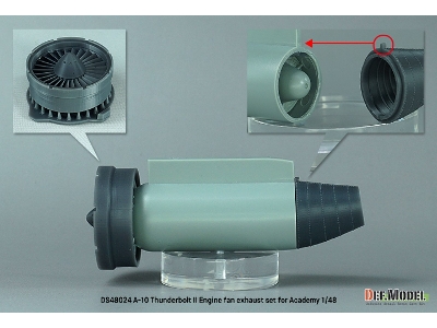 A-10 Thunderbolt Ii - Engine Fan Exhaust Set (For Academy) - image 7