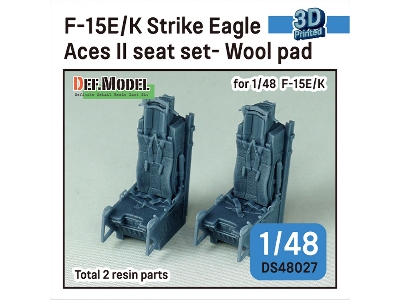 F-15e/K Strike Eagle Aces Ii Seat Set - Wool Pad - image 1