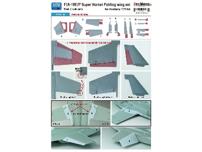 F/A-18e/F Folding Wing Set (For Academy) - image 2