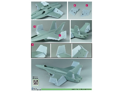 F/A-18e/F Folding Wing Set (For Academy) - image 3