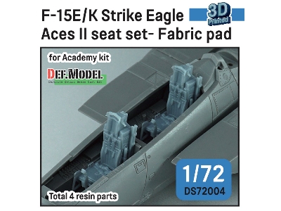 F-15e/K Strike Eagle Aces Ii Seat Set - Fabric Pad - image 1