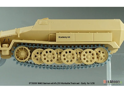 Ww2 Sd.Kfz.251 Workable Track Set - Early Type - image 2