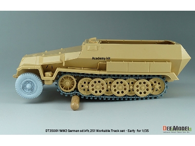 Ww2 Sd.Kfz.251 Workable Track Set - Early Type - image 3
