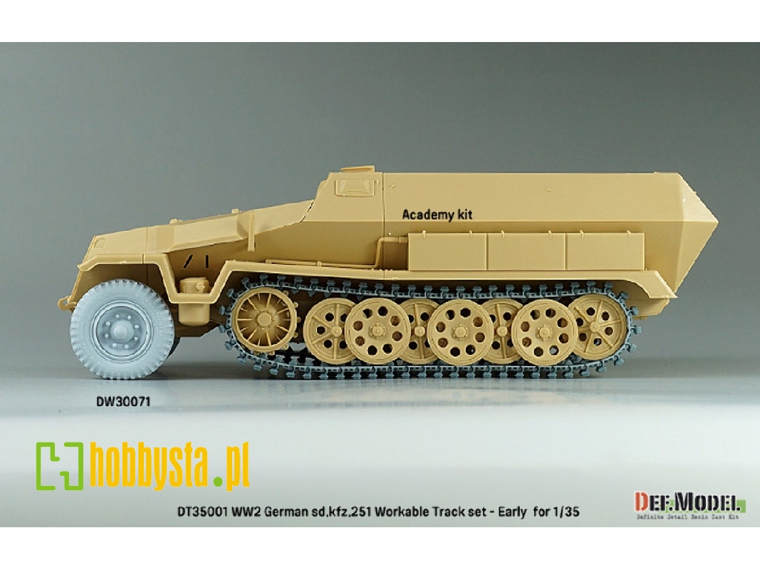 Ww2 Sd.Kfz.251 Workable Track Set - Early Type
