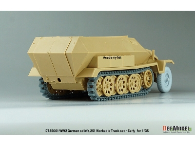 Ww2 Sd.Kfz.251 Workable Track Set - Early Type - image 6