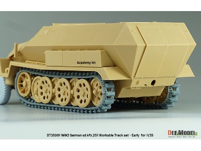 Ww2 Sd.Kfz.251 Workable Track Set - Early Type - image 13