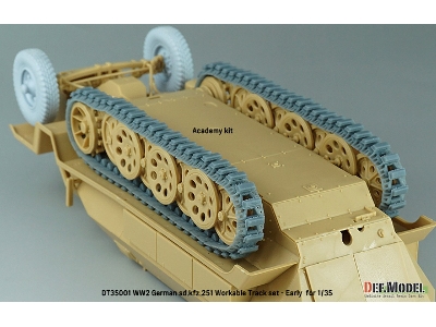 Ww2 Sd.Kfz.251 Workable Track Set - Early Type - image 15