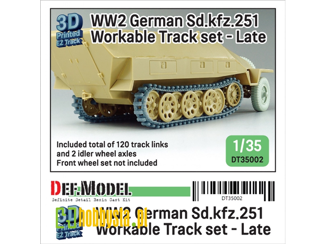Ww2 Sd.Kfz.251 Workable Track Set - Late Type - image 1 Ww2 Sd.Kfz.251 Workable Track Set - Late Type - image 1
