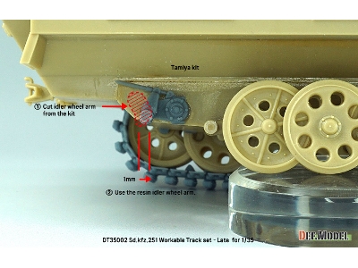 Ww2 Sd.Kfz.251 Workable Track Set - Late Type - image 3