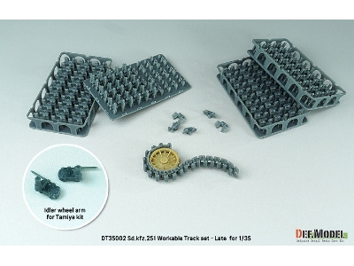 Ww2 Sd.Kfz.251 Workable Track Set - Late Type - image 7