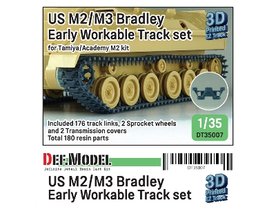 Us M2/M3 Bradley Early Workable Track Set (For Tamiya/Academy) - image 1