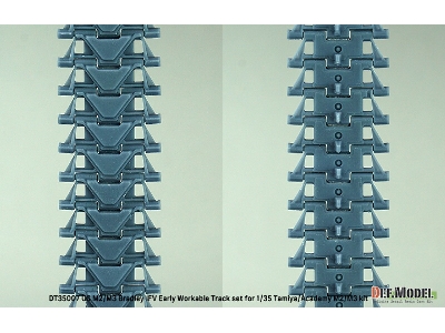 Us M2/M3 Bradley Early Workable Track Set (For Tamiya/Academy) - image 5