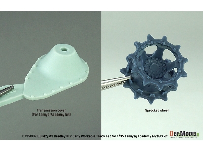 Us M2/M3 Bradley Early Workable Track Set (For Tamiya/Academy) - image 7