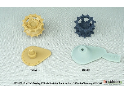 Us M2/M3 Bradley Early Workable Track Set (For Tamiya/Academy) - image 8