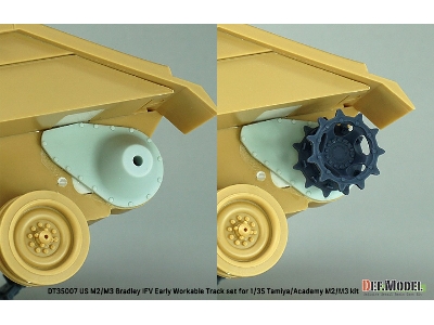 Us M2/M3 Bradley Early Workable Track Set (For Tamiya/Academy) - image 13