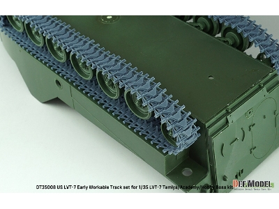 Us Lvt-7 Early Workable Track Set (For Tamiya/Academy Hobby Boss) - image 11