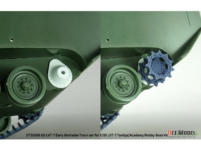 Us Lvt-7 Early Workable Track Set (For Tamiya/Academy Hobby Boss) - image 13