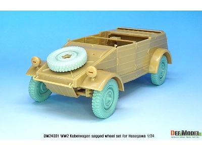 Ww2 Kubelwagen Sagged Wheel Set - image 6