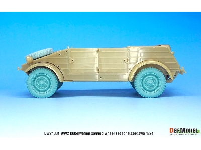 Ww2 Kubelwagen Sagged Wheel Set - image 7