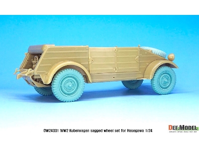 Ww2 Kubelwagen Sagged Wheel Set - image 9