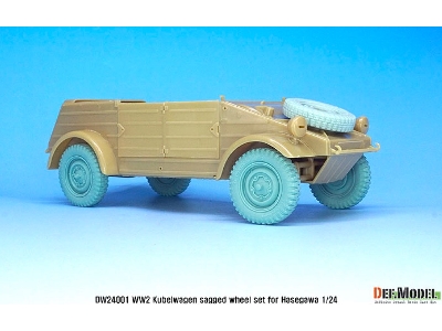 Ww2 Kubelwagen Sagged Wheel Set - image 10