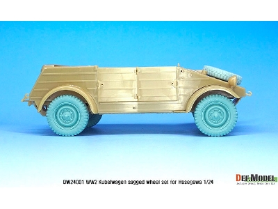 Ww2 Kubelwagen Sagged Wheel Set - image 11