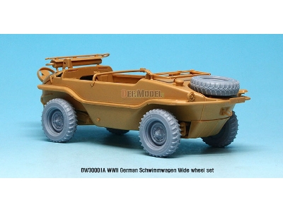 Schwimmwagen Wide Tire(Continental)-sagged (For Tamiya 1/35) - image 4