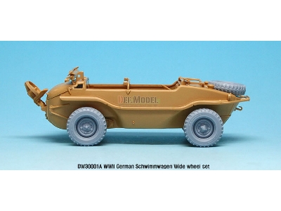 Schwimmwagen Wide Tire(Continental)-sagged (For Tamiya 1/35) - image 5
