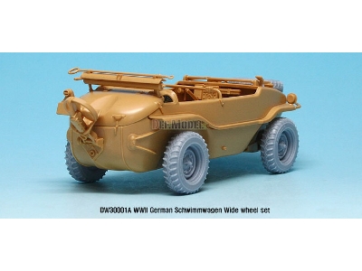 Schwimmwagen Wide Tire(Continental)-sagged (For Tamiya 1/35) - image 6