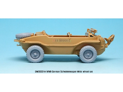 Schwimmwagen Wide Tire(Continental)-sagged (For Tamiya 1/35) - image 8