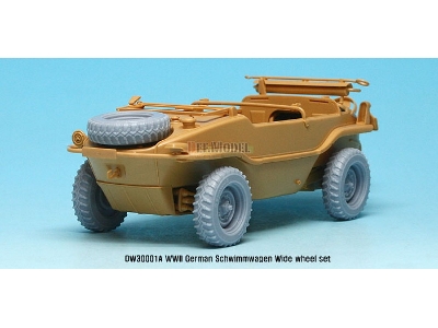 Schwimmwagen Wide Tire(Continental)-sagged (For Tamiya 1/35) - image 9