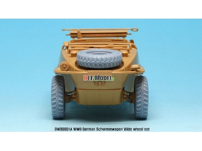 Schwimmwagen Wide Tire(Continental)-sagged (For Tamiya 1/35) - image 10