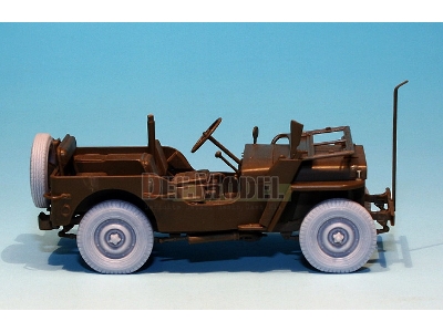 U.K. Commando/Sas Jeep Wheel Set (For Tamiya 1/35) - image 8