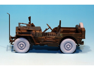 U.K. Commando/Sas Jeep Wheel Set (For Tamiya 1/35) - image 9