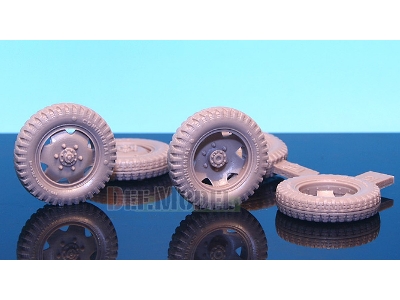 German Steyr 1500a Wheel Set (For Tamiya 1/35) - image 3