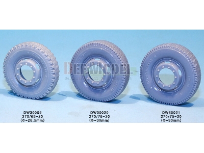 German L4500 R Maultier Wheel Set 2 (For Zvezda 1/35) - image 3