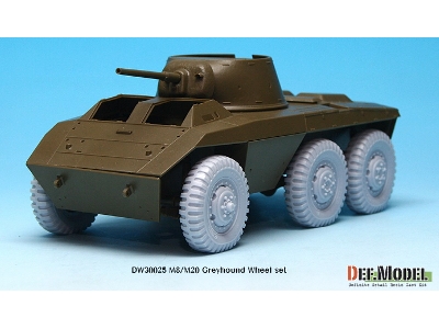 U.S. M8/M20 Greyhound Sagged Wheel Set (For Tamiya 1/35) - image 3