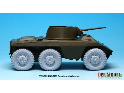 U.S. M8/M20 Greyhound Sagged Wheel Set (For Tamiya 1/35) - image 6