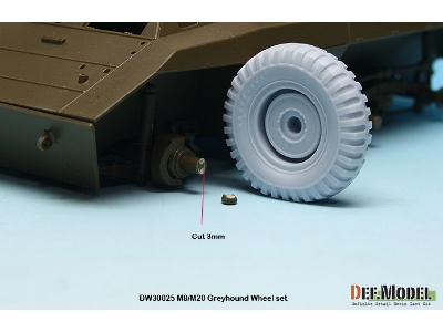 U.S. M8/M20 Greyhound Sagged Wheel Set (For Tamiya 1/35) - image 9