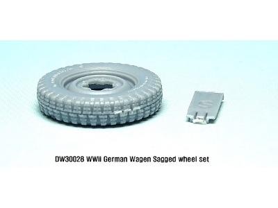 German Vw Wheel Set (For Tamiya 1/35) - image 3