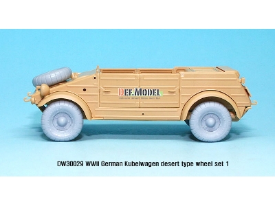 German Vw Desert Type Wheel Set 1 (For Tamiya 1/35) - image 5